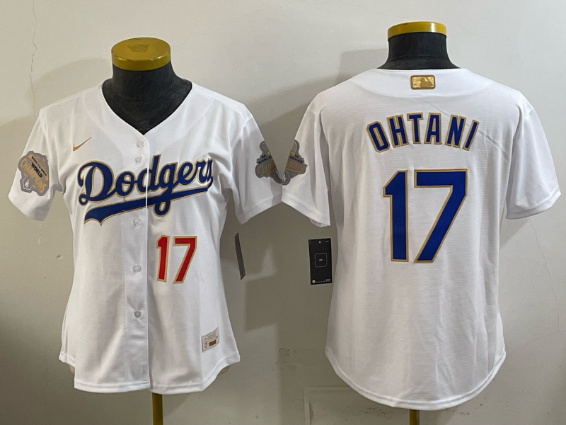 women Los Angeles Dodgers #17 Ohtani white Game 2026 Nike MLB Jersey 4010002->->Women Jersey women Los Angeles Dodgers #17 Ohtani white Game 2026 Nike MLB Jersey 4010002->->Women Jersey